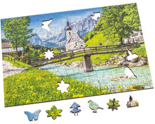 Wentworth Wooden Puzzles 500 pce Church of Ramsau in Springtime - Mega