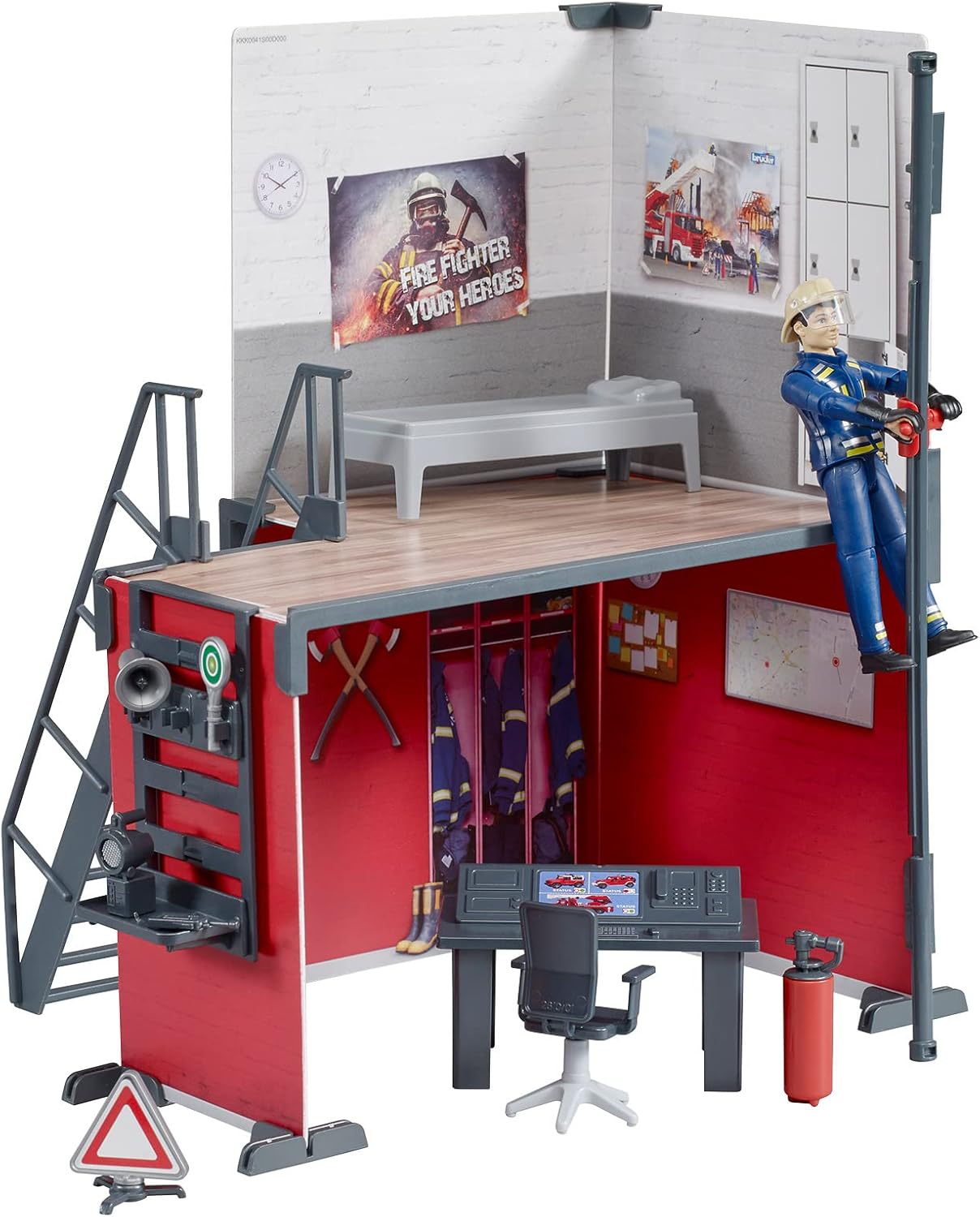 Bruder Bworld Fire Station With Fireman ( 62701)