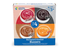 Learning Resources Barnyard Answer Buzzers (Set of 4)