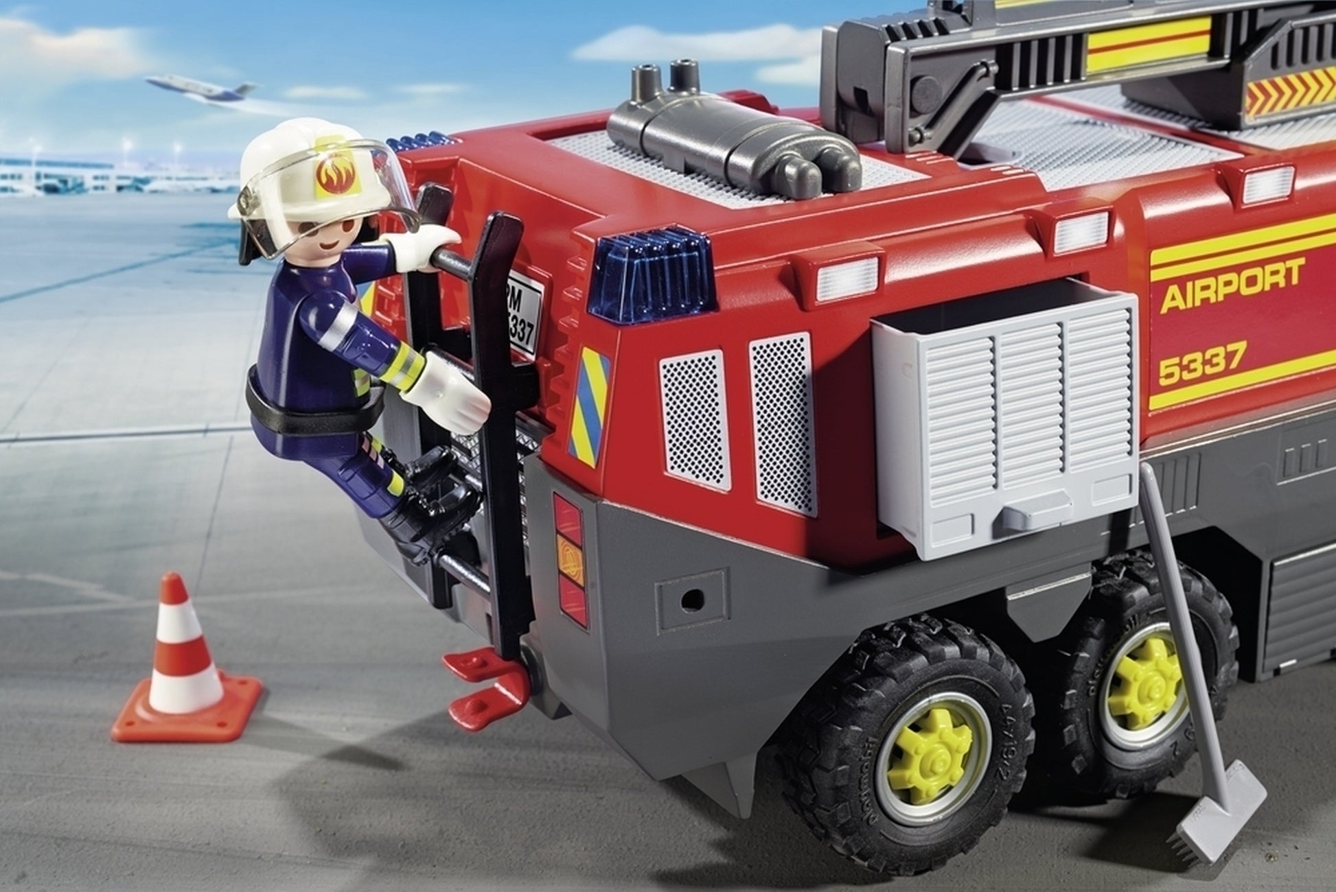 Playmobil 5337 City Action Airport Fire Engine
