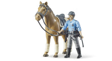 Bruder Bworld Mounted Policeman & Horse