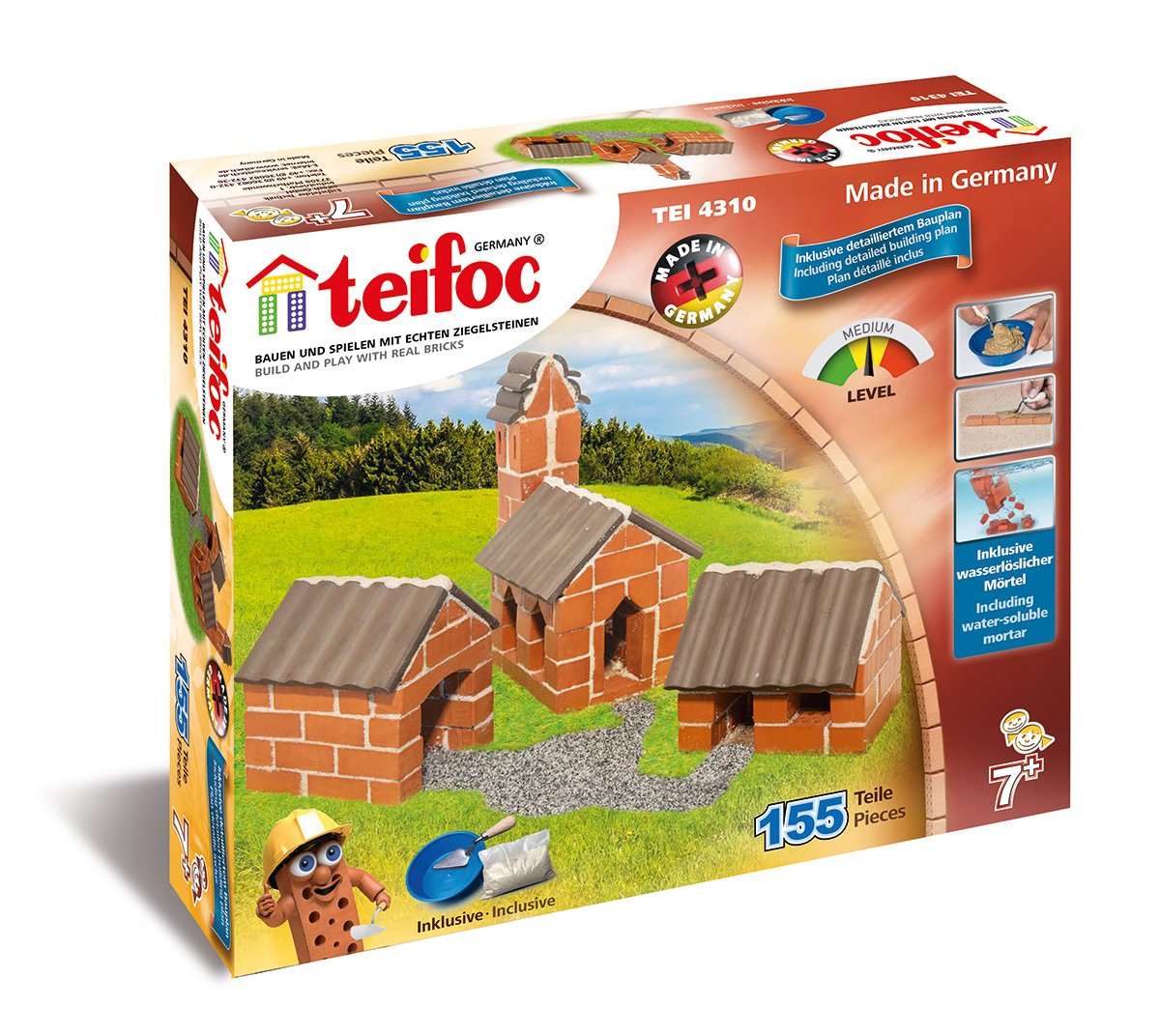 Teifoc Brick Construction Set Village
