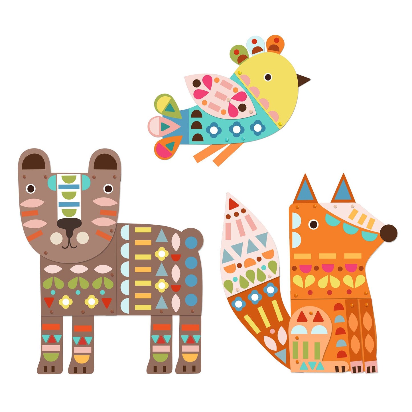 Djeco Create With Paper 3 Giant Animals