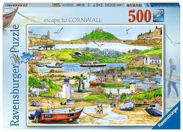 Ravensburger Escape to Cornwall, 500pc Jigsaw Puzzle
