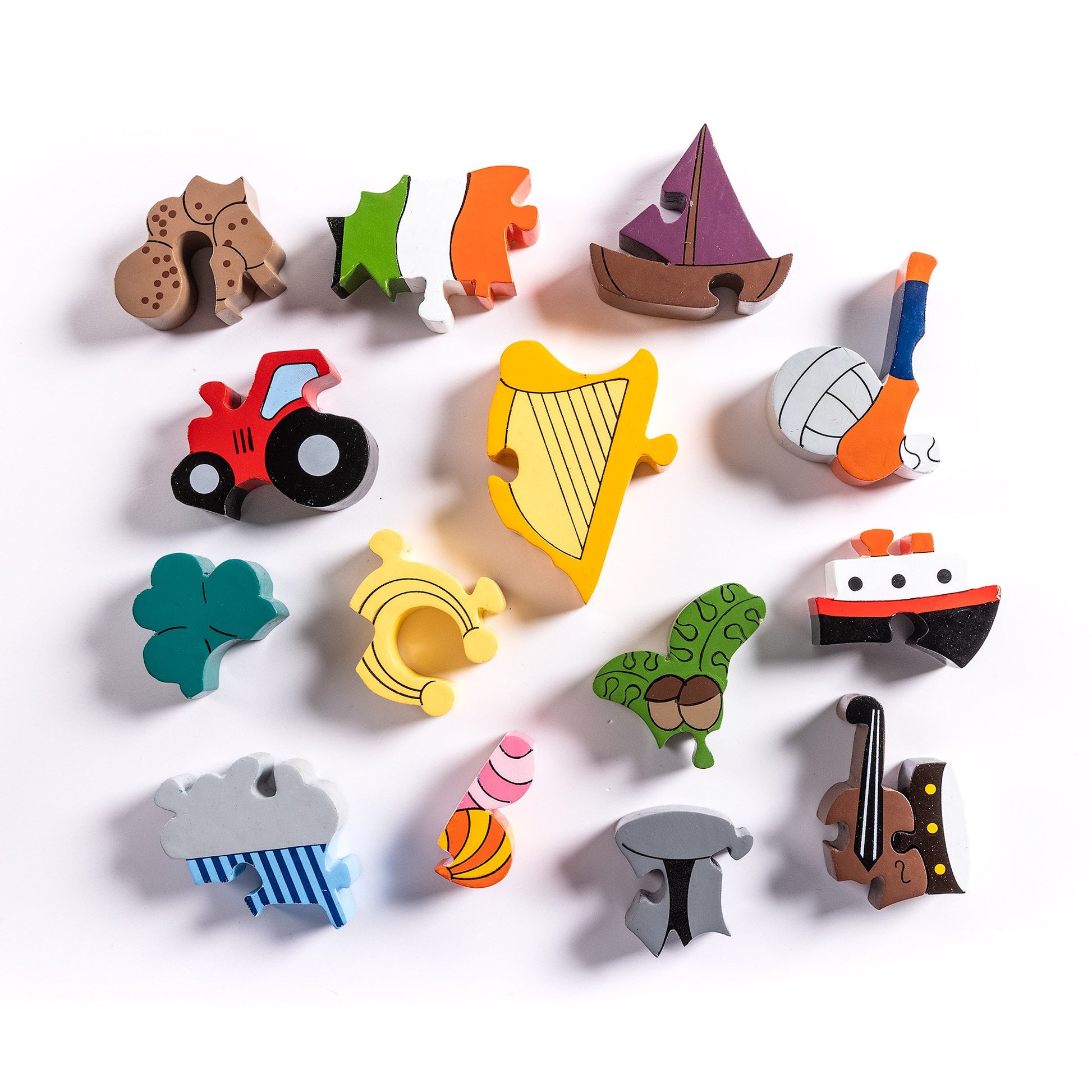 Alphabet Jigsaws Icons of Ireland