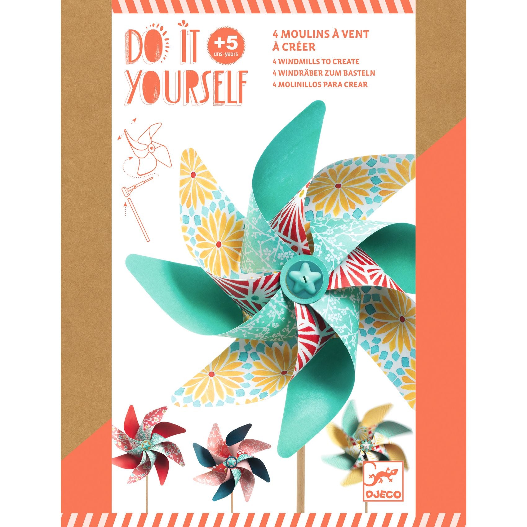 Djeco DIY Windmills To Create Sweet