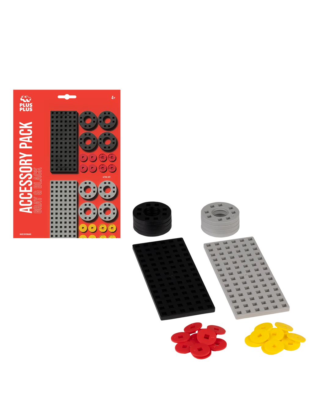 Plus Plus Accessory Pack Grey/Black