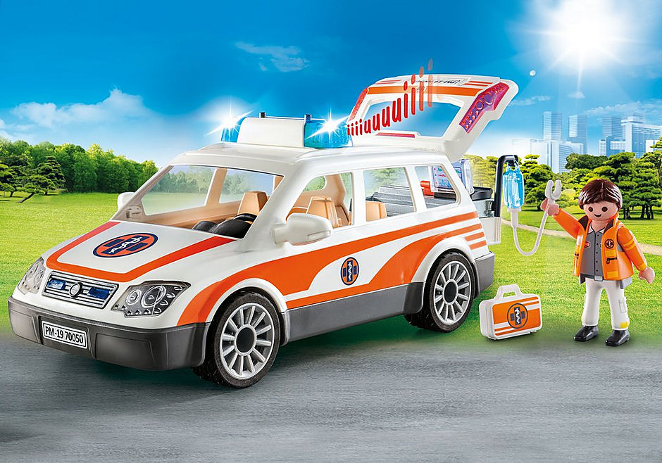 Playmobil 70050 Emergency Car with Siren