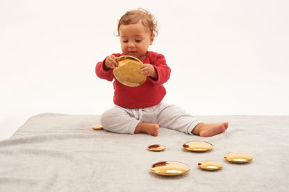 TickiT Sensory Reflective Gold Buttons