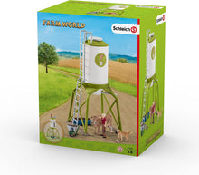 Schleich Feed silo with animals