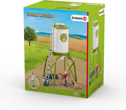 Schleich Feed silo with animals