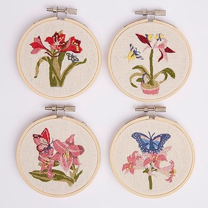 RHS Embroidery Hoop Decoration Kit - Butterfly And Flora