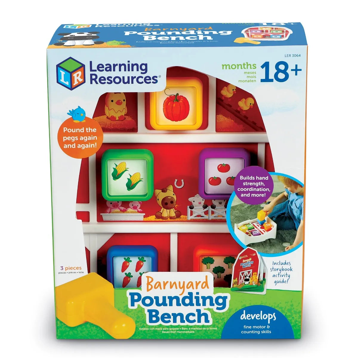 Learning Resources Barnyard Pounding Bench