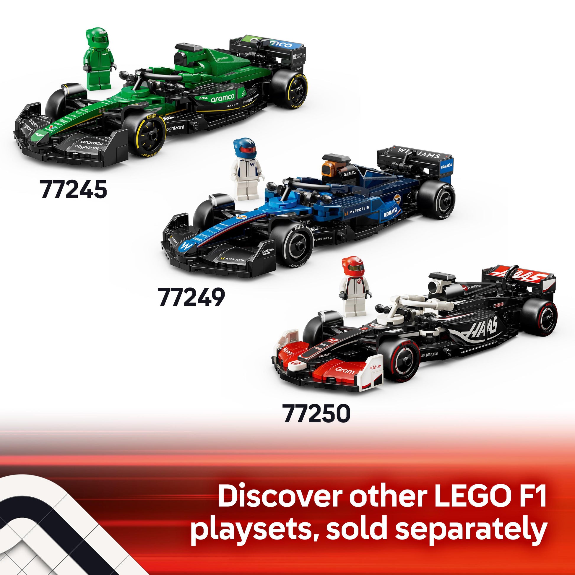 Lego Speed Champions 77247 KICK Sauber F1® Team C44 Race Car