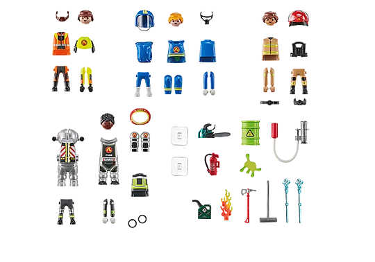 Playmobil 71468 My Figures: Fire Rescue
