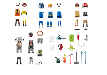 Playmobil 71468 My Figures: Fire Rescue
