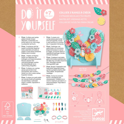 Djeco DIY Necklace To Create Flora