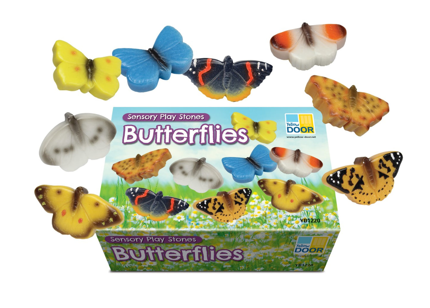 Yellow Door Sensory Play Stones – Butterflies