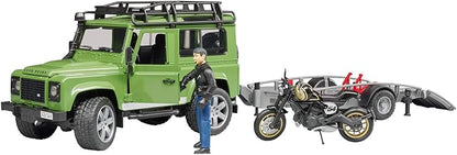 Bruder Jeep & Scrambler Bike