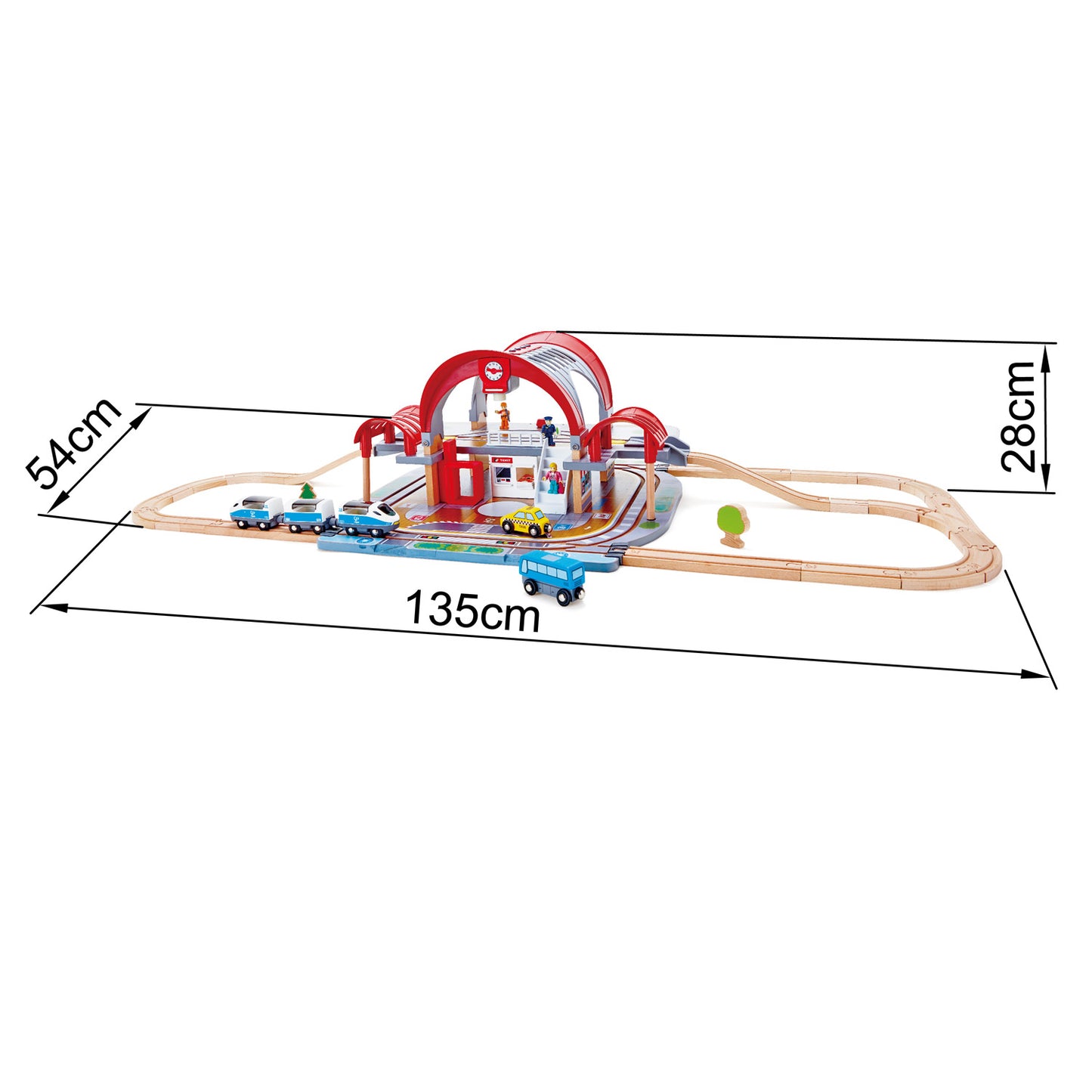 Hape Grand City Station Train Set