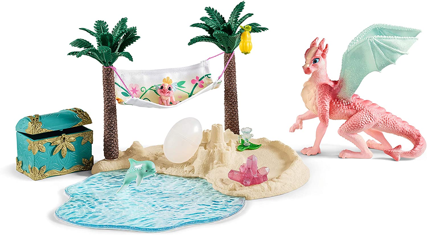 Schleich Dragon Island With Treasure