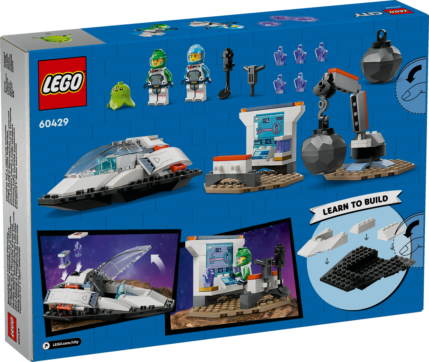 Lego City 60429 Spaceship and Asteroid Discovery