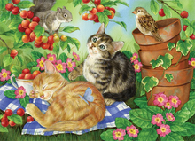 Cobble Hill Puzzles 350 Pieces Under the Cherry Tree