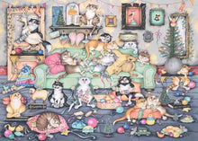 Ravensburger Crazy Cats Vintage No. 16 – Christmas Crackers 1000pc