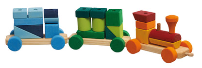 Gluckskafer Colurful Shape Train