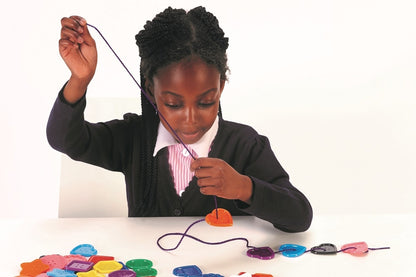 EDX Education Large Buttons Jar & 4 Laces