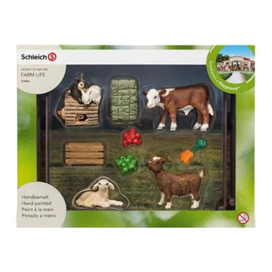 Schleich Children's Petting Zoo Playset.