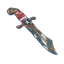 Liontouch Pirate Red Stripe Knife