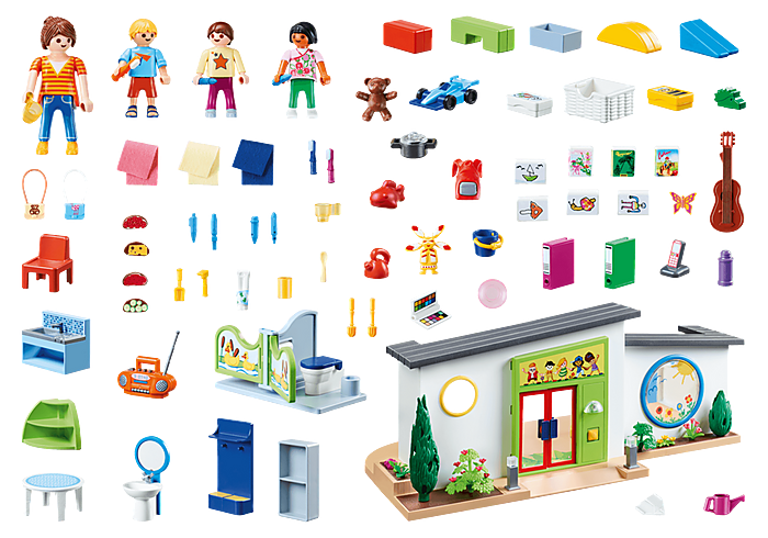 Playmobil 70280 City Life Pre-School Rainbow Daycare