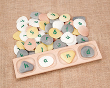 Yellow Door 4-Pebble Word-building Tray