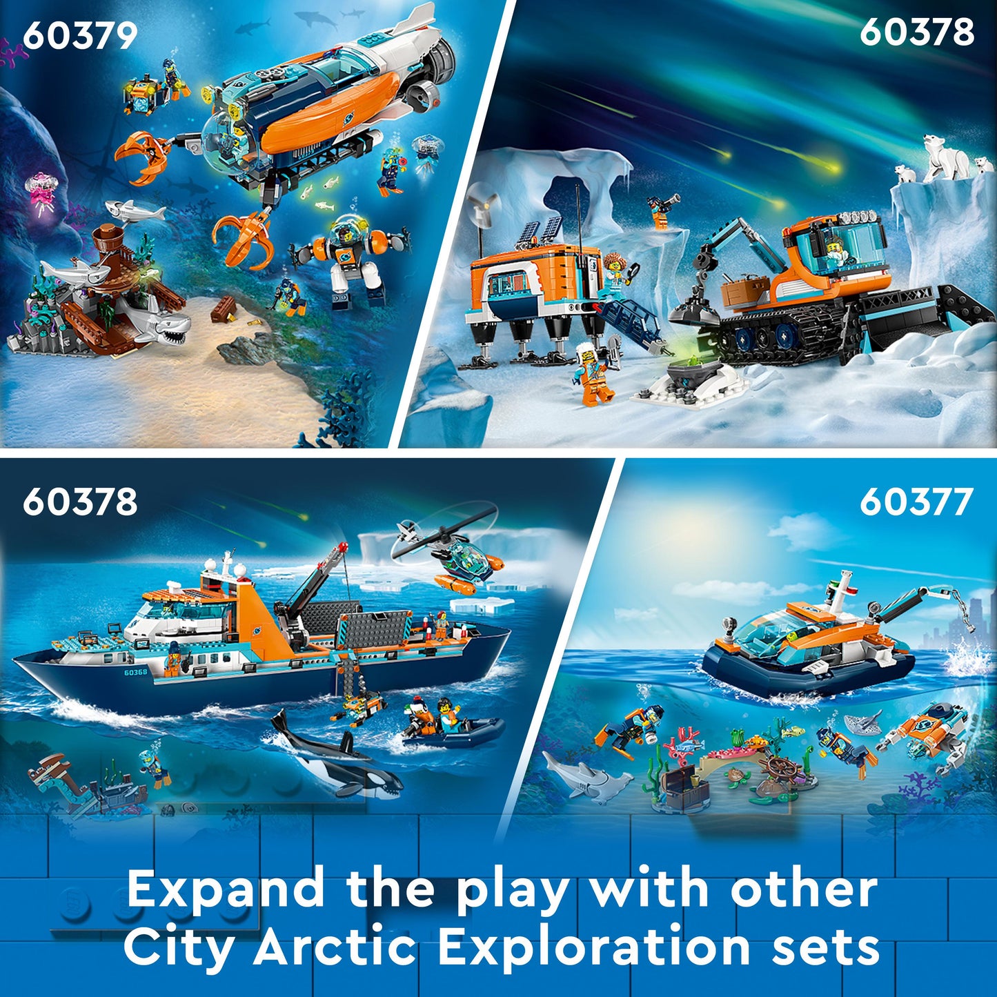 Lego City Exploration 60368 Arctic Explorer Ship (R)