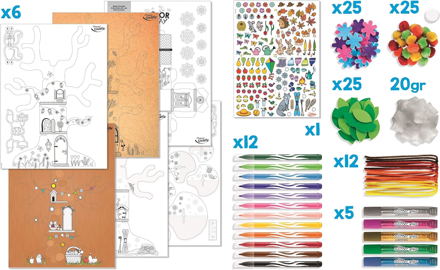 Maped Creativ Color & Play 4 Seasons Tree