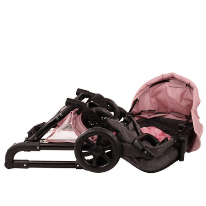 Gotz Dolls Doll Pram 4-wheel, 2 in 1, Soft Mood