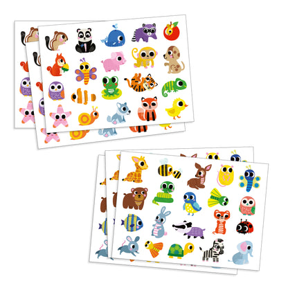 Djeco Baby Animals Big Stickers