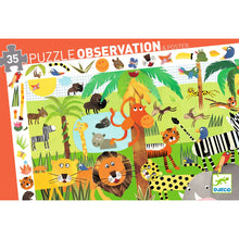 Djeco La Jungle 35 Pcs Observation Puzzle