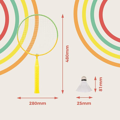 Mookie Activo Mini Badminton Set In Mesh Zipper Bag