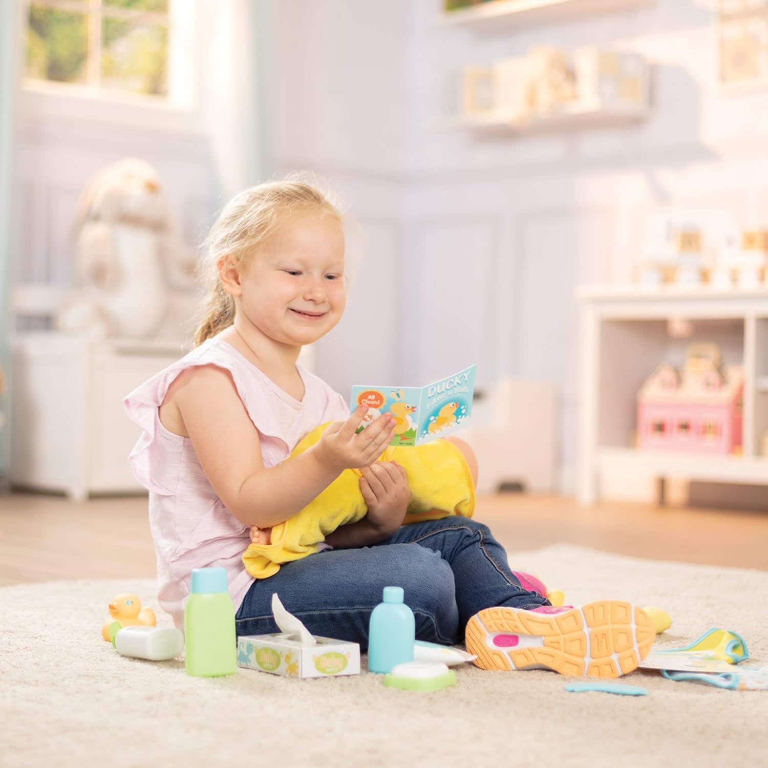 Melissa & Doug Mine to Love Changing & Bathtime Play Set