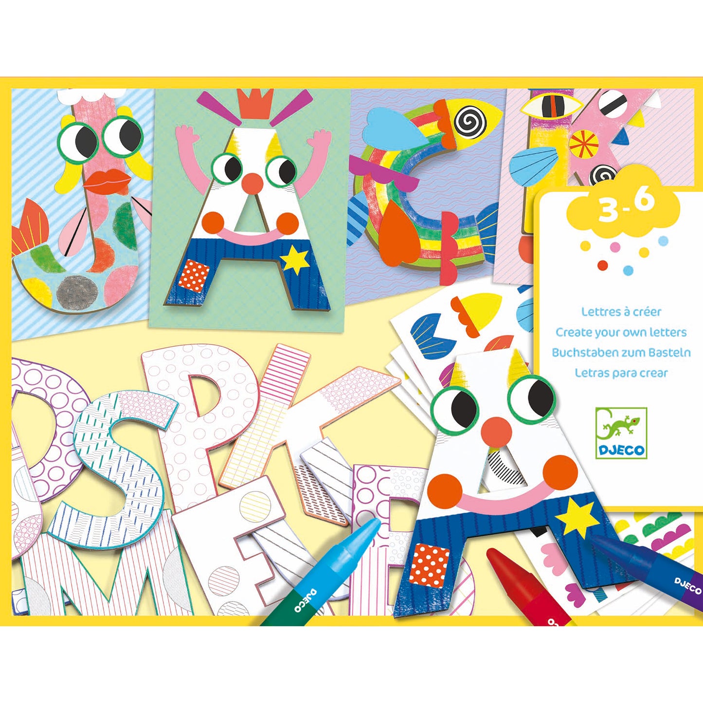 Djeco A World to Create Letters (F)