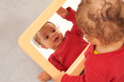 TickiT Wood Effect Softie Mirror Tray