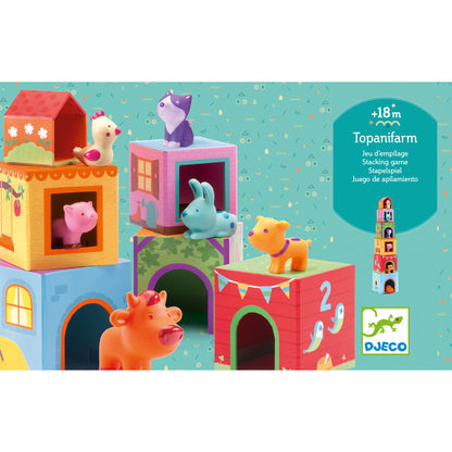Djeco Topanifarm Stacking Blocks