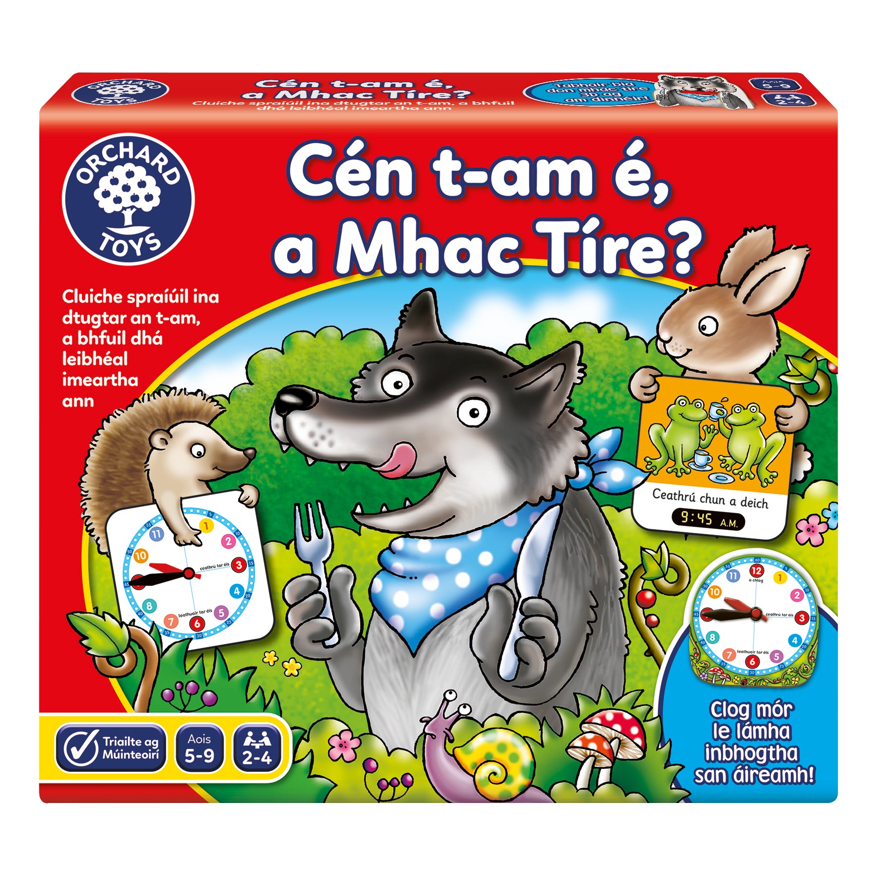 Orchard Toys What's the Time Mr Wolf (As Gaelige)