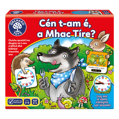 Orchard Toys What's the Time Mr Wolf (As Gaelige)