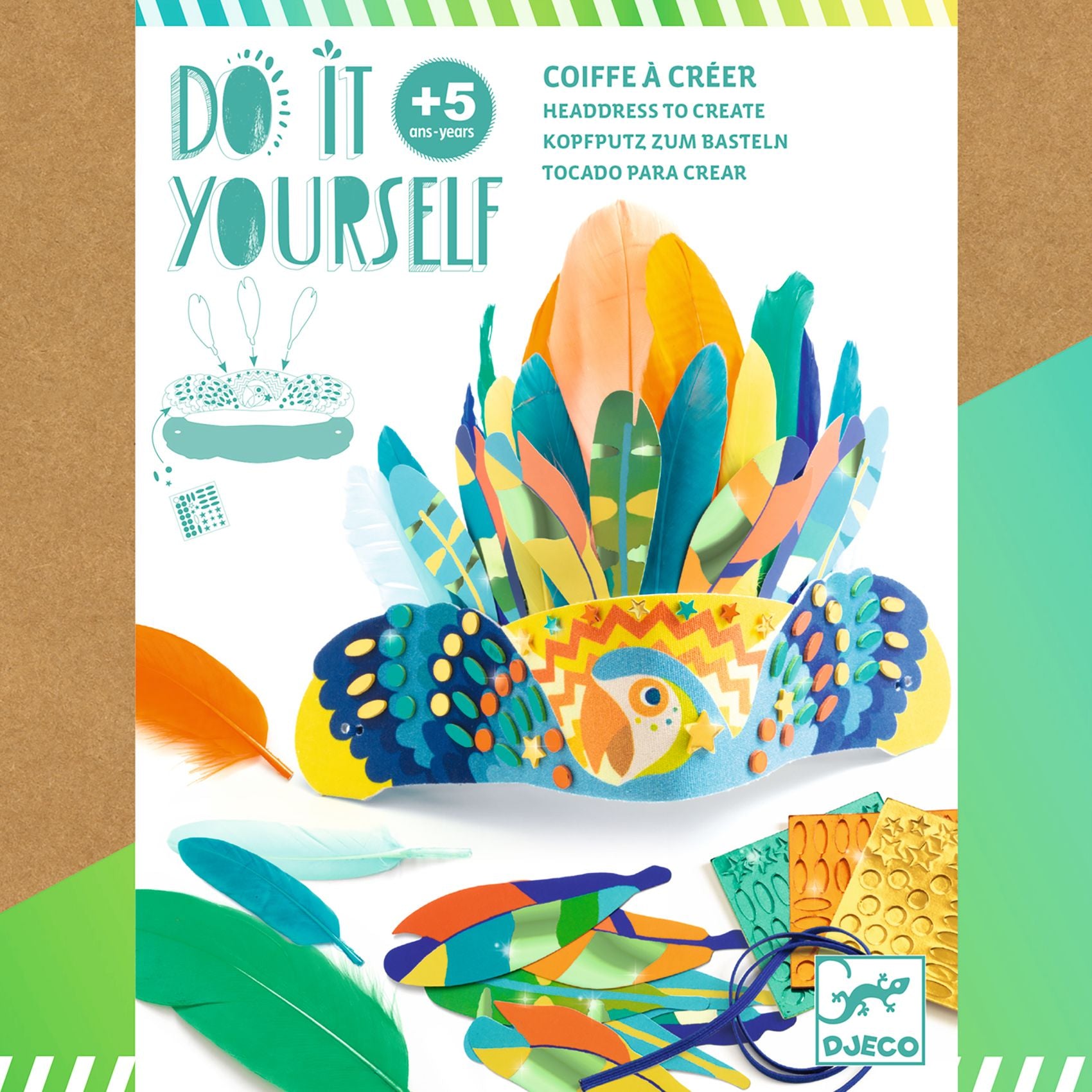Djeco DIY Headress To Decorate Rio