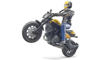 Bruder Bworld Scrambler Ducati With Driver