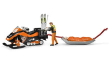 Bruder Snowmobile with Driver and Accessories