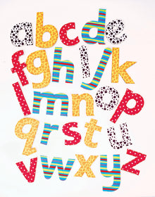 Yellow Door Feely Fabric Letters